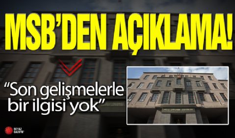 MSB'den ABD ile gerçekleştirilecek eğitimler hakkında açıklama: 'Son dönemde bölgemizde meydana gelen gelişmelerle bir ilgisi bulunmamaktadır'