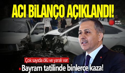 Ali Yerlikaya'dan 9 günlük bayram tatili trafik verileri açıklaması