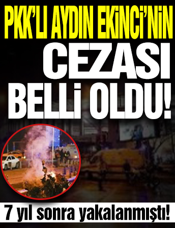 Beşiktaş'taki terör saldırısı davasında 7 yıl sonra yakalanan PKK'lı Aydın Ekici'nin cezası belli oldu!