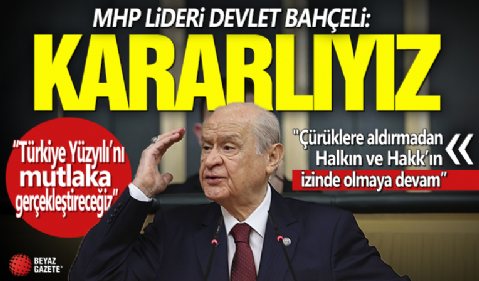 MHP Lideri Bahçeli'den önemli açıklamalar