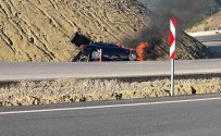 Osmaniye'de Kaza Yapan Otomobil Yandi Açiklamasi 1 Yarali