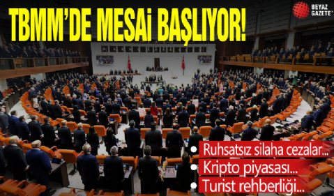 TBMM'de mesai başlıyor! İşte konu başlıkları..