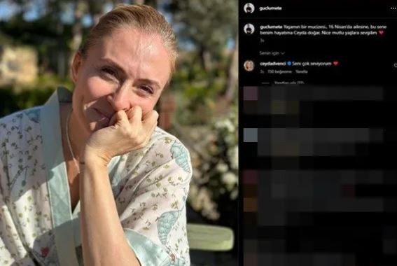Ceyda Düvenci'yi ilk kez paylaştı!