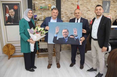 AK Parti Ilçe Teskilatindan Baskan Öztürk'e Ziyaret