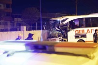 Aksaray'da Kontrolden Çikan Otobüs Bahçe Duvarina Çarpti Açiklamasi 8 Yarali Haberi