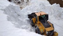 İlkbaharda karla mücadele: 5 metreyi buldu Haberi