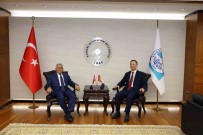 Kirgizistan Ankara Büyükelçisi Kazakbaev'den Baskan Büyükkiliç'a Ziyaret Haberi