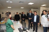 Vali Çiçek, Develi Dr. Ekrem Karakaya Devlet Hastanesi'ne Çalisma Ziyareti