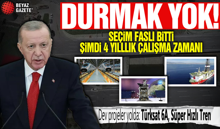 Türkiye 4 yıllık bir döneme girdi | Türkiye Yüzyılı'nda yatırımlar ve dev projeler hızlanacak! Türksat 6A, Süper Hızlı Tren...