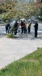 Ankara'da Seyir Halindeki Araç Alevlere Teslim Oldu