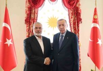 Cumhurbaskani Erdogan, Dolmabahçe'de Hamas Siyasi Büro Baskani Haniye'yi Kabul Etti Haberi