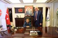 Bozüyük'te Çocuk Belediye Baskani Nursima, Makam Koltuguna Oturdu Haberi