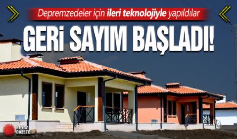 Gaziantep’te 2 bin 500 aile için köy evleri yükseliyor! Depreme, yangına dayanıklı, doğayla iç içe