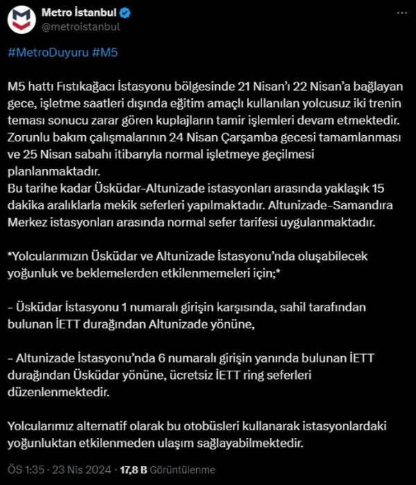 Teknik arıza demişlerdi... CHP'li İBB'den kaza itirafı geldi