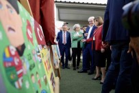 Almanya Cumhurbaskani Steinmeier, Gaziantep'te Depremzedelerle Bir Araya Geldi