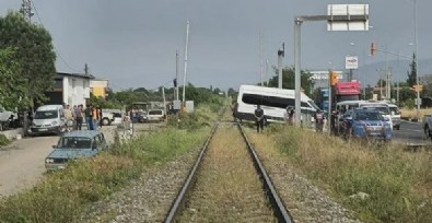 Aydın'da feci kaza: Motosiklete tren çarptı