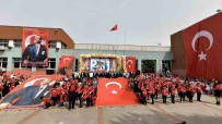 Derince'de Ögrenciler Dev Türk Bayragi Açti Haberi