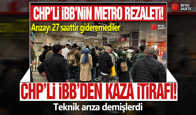 Teknik arıza demişlerdi... CHP'li İBB'den kaza itirafı geldi