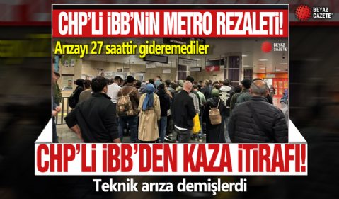 Teknik arıza demişlerdi... CHP'li İBB'den kaza itirafı geldi