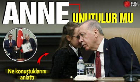 Başkan Erdoğan'a annesi Tenzile Erdoğan ile resmini hediye eden Buğlem Yılmaz konuştu: Çok mutlu oldu