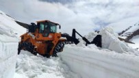 Nisan ayında şaşırtan manzara! 5 metre karla mücadele devam ediyor
