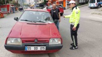 Samsun'da Otomobilin Çarptigi Yaya Yaralandi