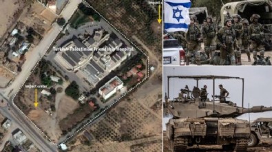 Uydu görüntüleri ortaya çıkardı: 10 bin kanser hastasını ölüme iten İsrail ordusu hastaneyi kendi kullanıyor Haberi