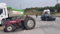 Traktör Ile Otomobil Çarpisti Açiklamasi 3 Yarali Haberi