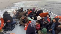 Ayvacik Açiklarinda 44 Kaçak Göçmen Kurtarildi Haberi