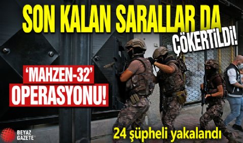 Son karallar da çökertiliyor! 24 şüpheli yakalandı