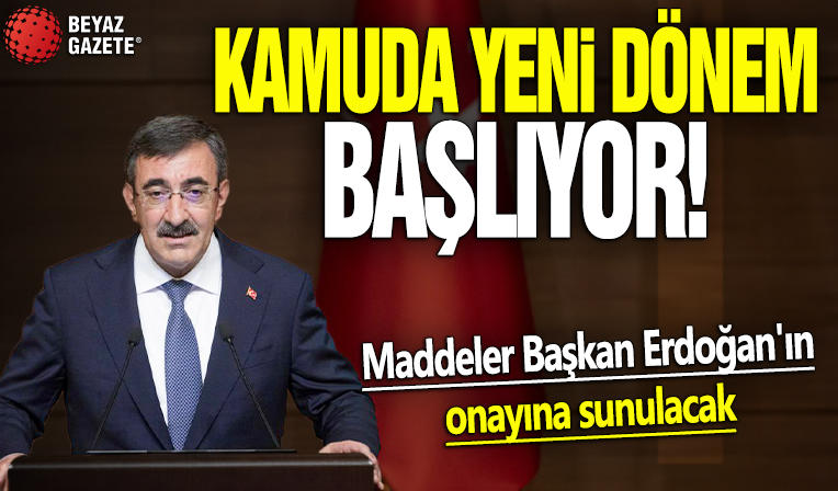 Kamuda yeni dönem başlıyor! Program 3 ayaktan oluşuyor! Maddeler Başkan Erdoğan'ın onayına sunulacak