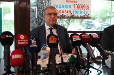 Bursa'da 1 Mayis Kutlamalari Fatih Sultan Mehmet Bulvari'ndan Yapilacak