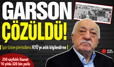 FETÖ'nün dev istihbarat arşivi ile ilgili çarpıcı gelişme! Garson'un ifadesine ulaşıldı! 16 yılda 320 bin polisi kayıt altına aldılar! Her gelişme raporlandı