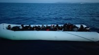 Izmir Açiklarinda 34 Düzensiz Göçmen Yakalandi