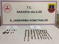 Üstünde 91 Tarihi Sikke Ve Objeyle Yakalandi