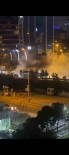 Maltepe'de Seyir Halindeki Otobüsten Dumanlar Yükseldi