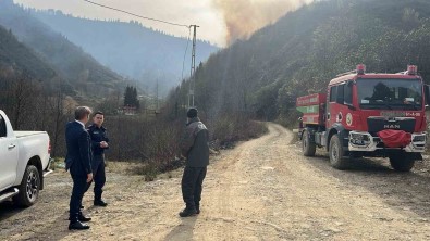 Rize'deki Aniz Yanginini Söndürme Çalismalari Sürüyor