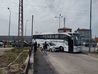 Sinop'ta Otobüsün Karistigi Zincirleme Kazada 1 Kisi Yaralandi Haberi