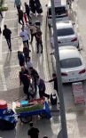 Bursa'da Seyyarin Saticilar 'Yer' Kavgasi Kamerada