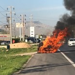 Mardin'de Park Halindeki Otomobil Alev Topuna Döndü