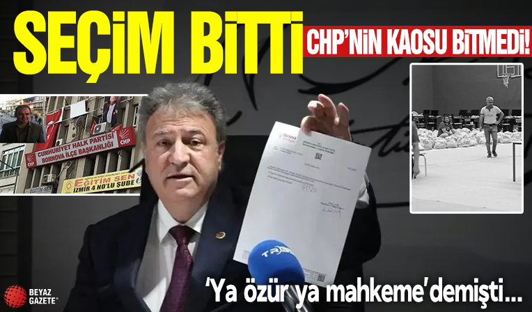 Seçim bitti CHP kaosu bitmedi! 'Ya özür ya mahkeme'