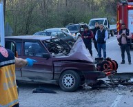 Ordu'da Iki Otomobil Kafa Kafaya Çarpisti Açiklamasi 9 Yarali