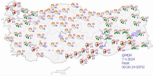 Meteoroloji'den 12 il için gök gürültülü sağanak uyarısı! Sarı kodlu alarm verildi