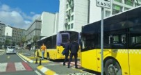 Gaziosmanpaşa'da dehşet anları: İETT otobüsü duraktaki otobüslere çarptı!