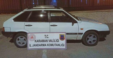 Mersin'den Çalinan Otomobil Karaman'da Bulundu
