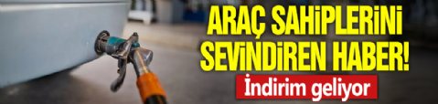 Araç sahiplerini sevindiren haber! İndirim geliyor