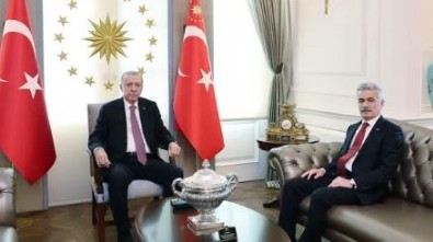 Başkan Erdoğan yeniden Danıştay Başkanı seçilen Zeki Yiğit'i kabul etti