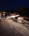 Hatay'da Ters Dönen Kamyonetin Sürücüsü Yaralandi