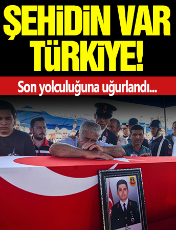 Şehit Astsubay Mustafa Şen, gözyaşlarıyla son yolculuğuna uğurlandı