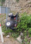 Tokat'ta ATV Devrildi, Sürücü Yaralandi